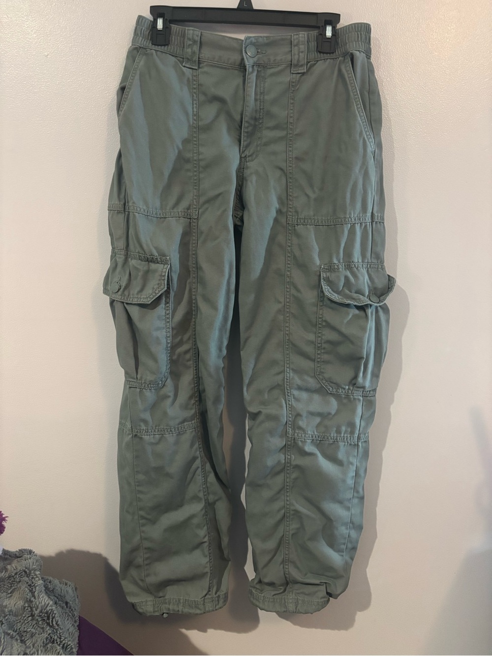 Aeropostale Blue Cargo Pants with Utility Pockets